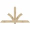 Ekena Millwork Redmond Rough Sawn Timber Gable Bracket, Douglas Fir, 84"W x 45"H x 4"D x 6"F, 13/12 Pitch GBW084X45X0406RED00RDF - alternate 1